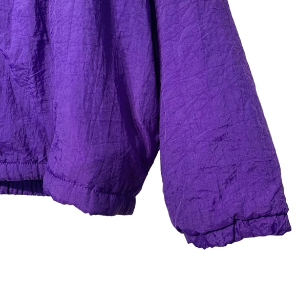 VINTAGE | 80’s Reebok Pullover Puffy Windbreaker w/ Removable‎ Hood - Sz XL - Picture 6 of 14